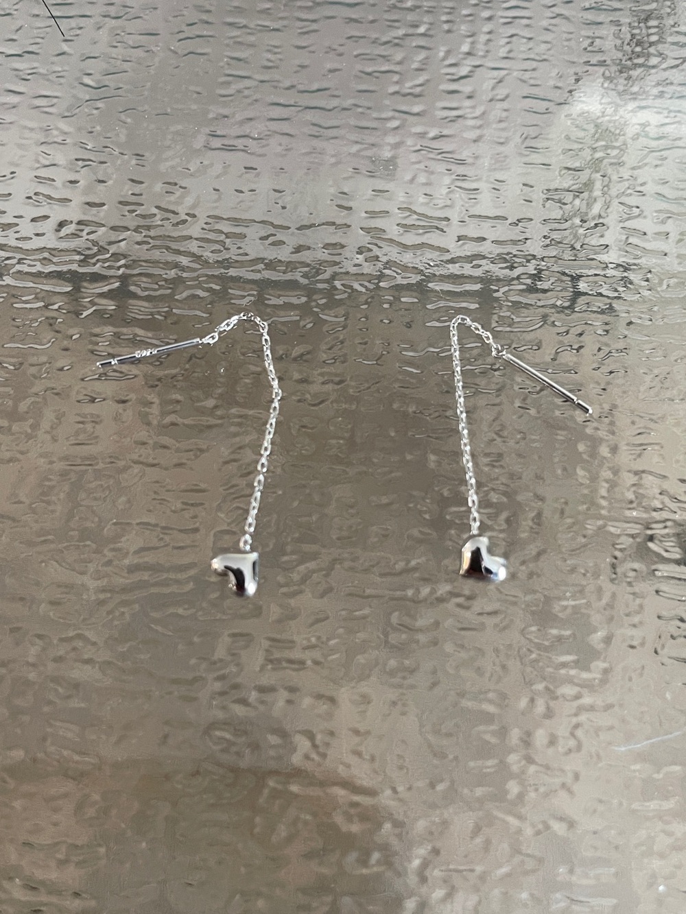 New vintage 925 sterling silver earrings in box